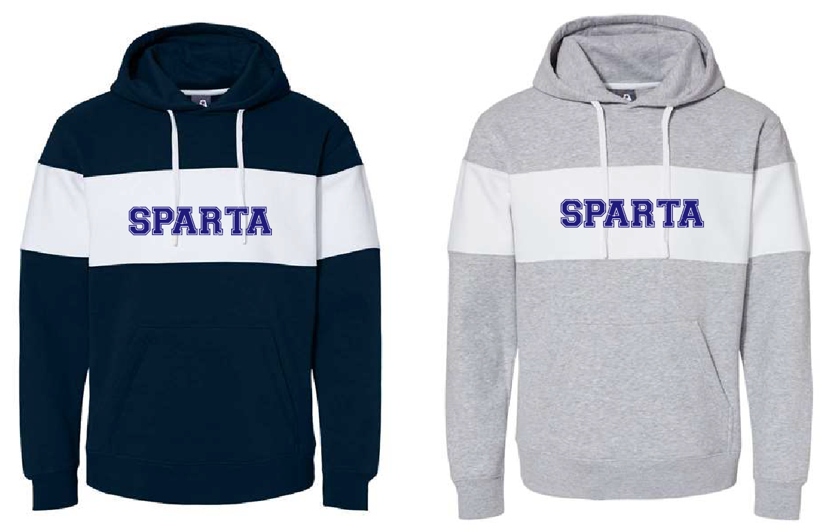 J. America - Varsity Fleece Colorblocked Hooded Sweatshirt