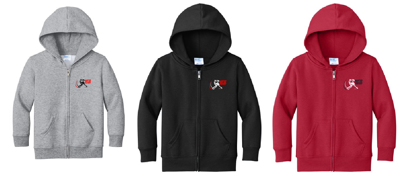 Port & Company® Toddler Core Fleece Full-Zip Hooded Sweatshirt