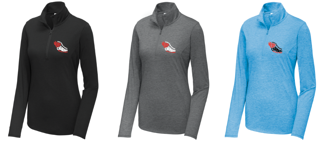 Sport-Tek® Women's PosiCharge® Tri-Blend Wicking 1/4-Zip Pullover