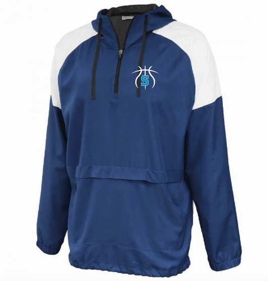 Navy Windbreaker