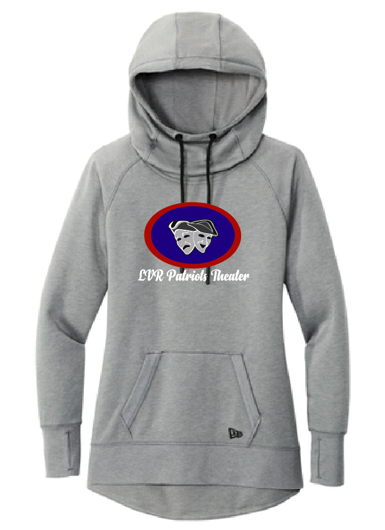 Gray New Era Ladies Tri-Blend Fleece Hoodie