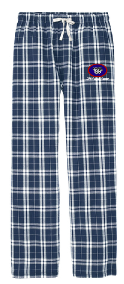 Navy/White Flannel Pants