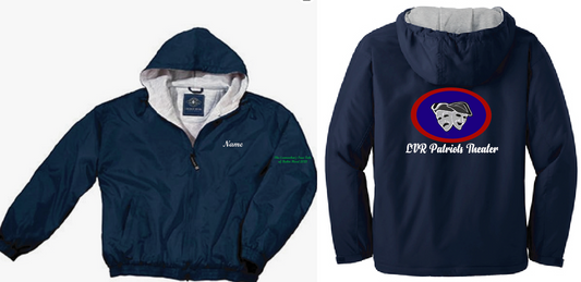 Charles River Navy Hooded Jackets