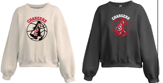 Ladies Balloon Sleeve Crewneck