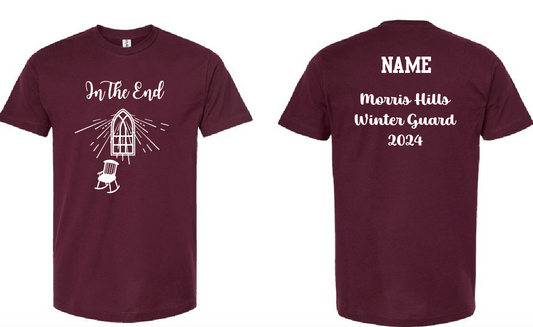 Burgundy Show Shirt