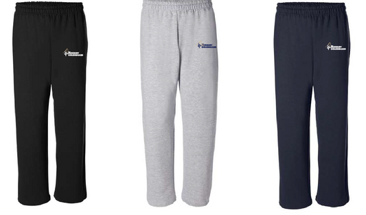 Open-Bottom Sweatpants