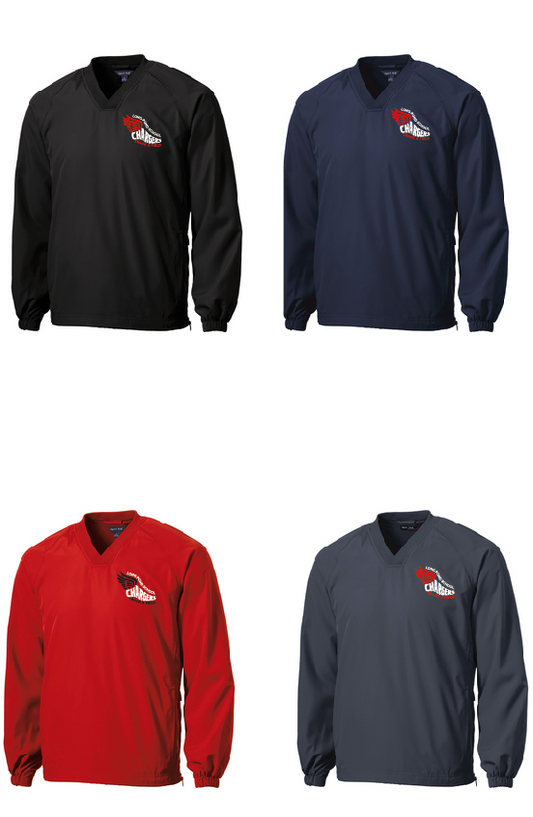 Sport-Tek® V-Neck Raglan Wind Shirt