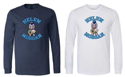 BELLA + CANVAS - Heather CVC Long Sleeve Tee (Helen Morgan Shirt)