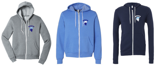 BELLA + CANVAS - Sponge Fleece Full-Zip Hoodie