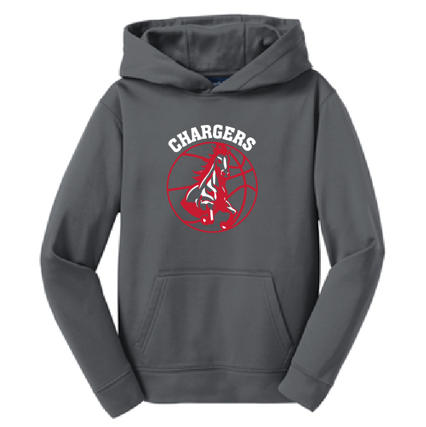 Sport-Tek® Youth Sport-Wick® Fleece Hooded Pullover