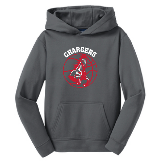 Sport-Tek® Youth Sport-Wick® Fleece Hooded Pullover