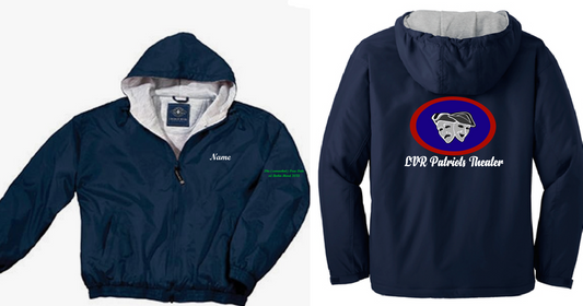 Charles River Navy Hooded Jackets