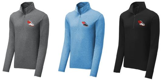 Sport-Tek ® PosiCharge ® Tri-Blend Wicking 1/4-Zip Pullover