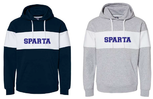 J. America - Varsity Fleece Colorblocked Hooded Sweatshirt