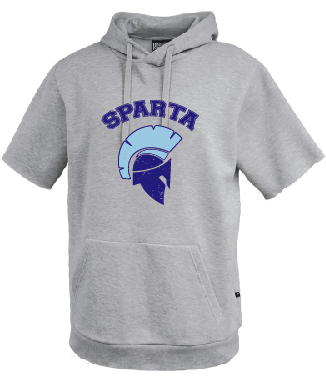 Fleece Short Sleeve Hoodie