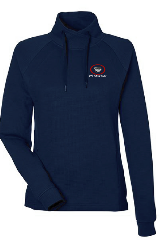 Women's Rhythm Waffle Cross-Neck Pullover