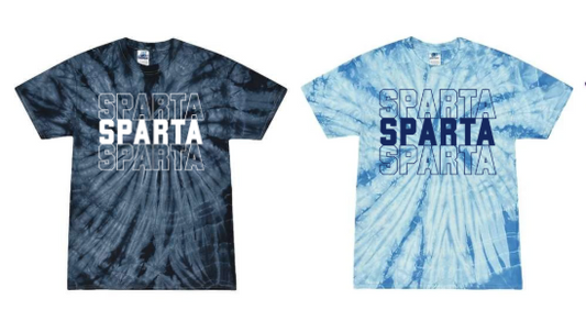 Unisex Multi-Color Tie-Dyed T-Shirt- ADULT