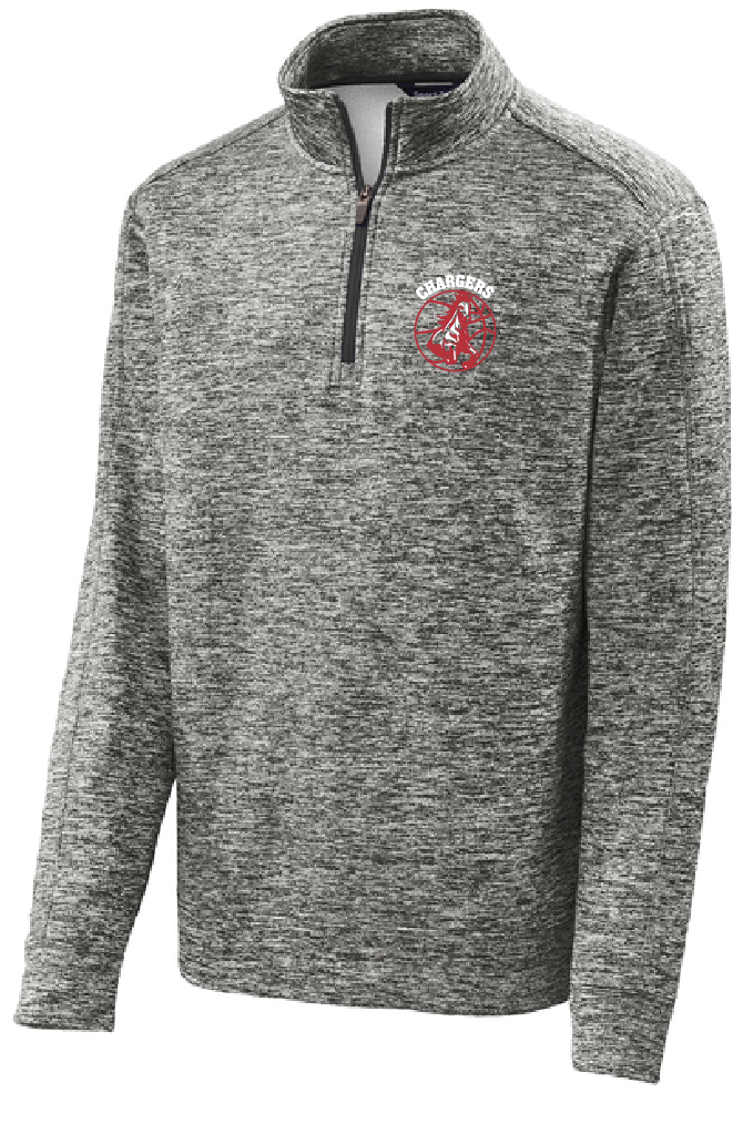 Sport-Tek® PosiCharge® Electric Heather Fleece 1/4-Zip Pullover