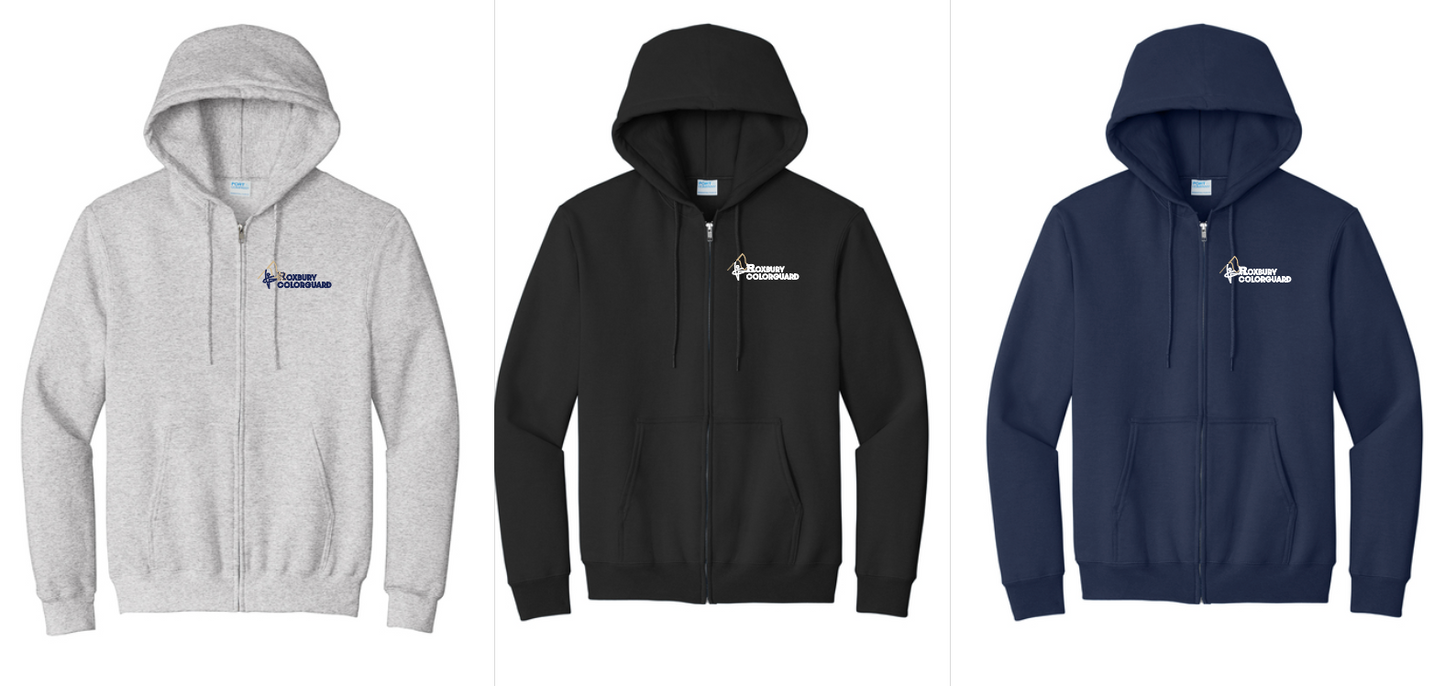 Port & Co™ Essential Fleece Full-Zip Hooded Sweatshirt