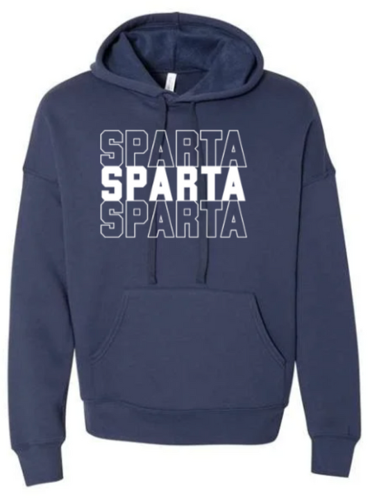 Bella + Canvas Unisex Sponge Fleece Drop Shoulder Hoodie Sweatshirt